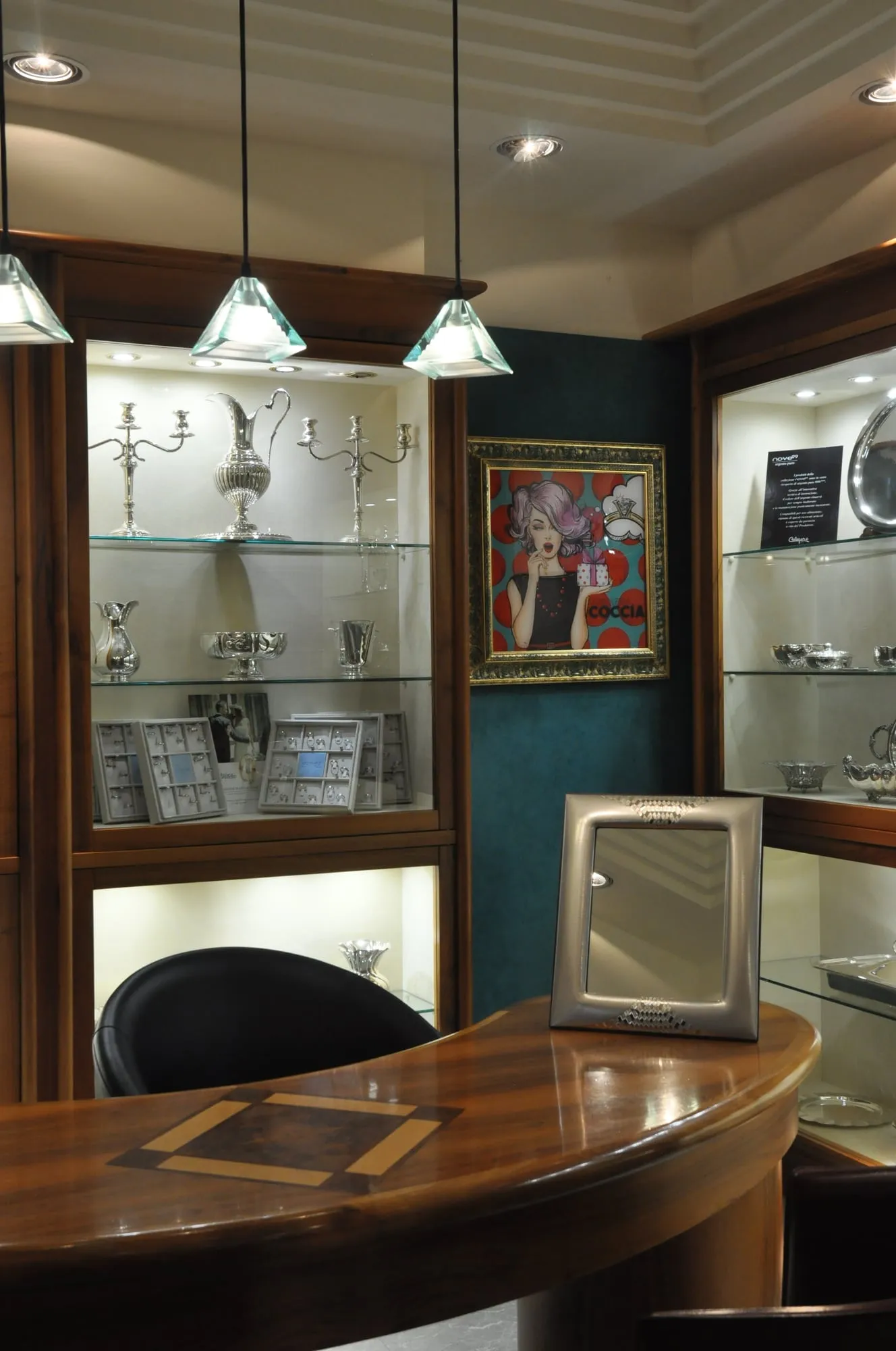 L’interno del negozio